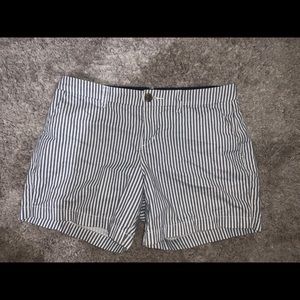 old navy striped shorts